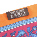 Hermes Maxi Twill Indian Hunting Chasse en Inde Silk Red Scarf — view 6