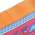 Hermes Maxi Twill Indian Hunting Chasse en Inde Silk Red Scarf — view 4
