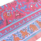 Hermes Maxi Twill Indian Hunting Chasse en Inde Silk Red Scarf — view 3