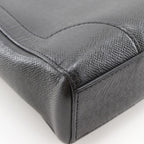 Louis Vuitton Vertical Tote 2-Way Shoulder Taiga Black Handbag — view 4