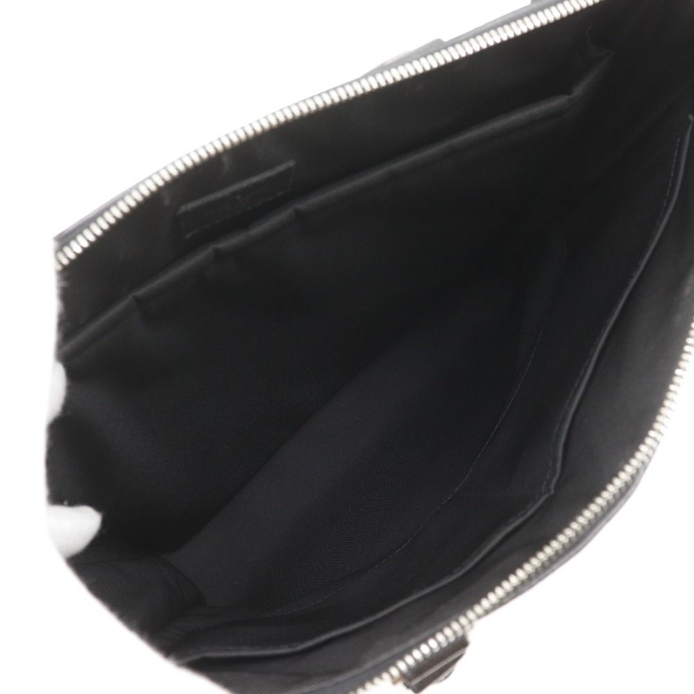 Louis Vuitton Vertical Tote 2-Way Shoulder Taiga Black Handbag — view 7