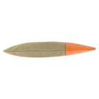 Prada Beige Orange Silver Canvas Leather Clutch — view 9