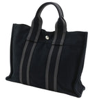 Hermes Fourre Tout PM Canvas Black Handbag — view 2