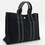 Hermes Fourre Tout PM Canvas Black Handbag — view 3