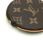 Louis Vuitton Monogram Porte Monnaieron Round Coin Purse Wallet — view 4