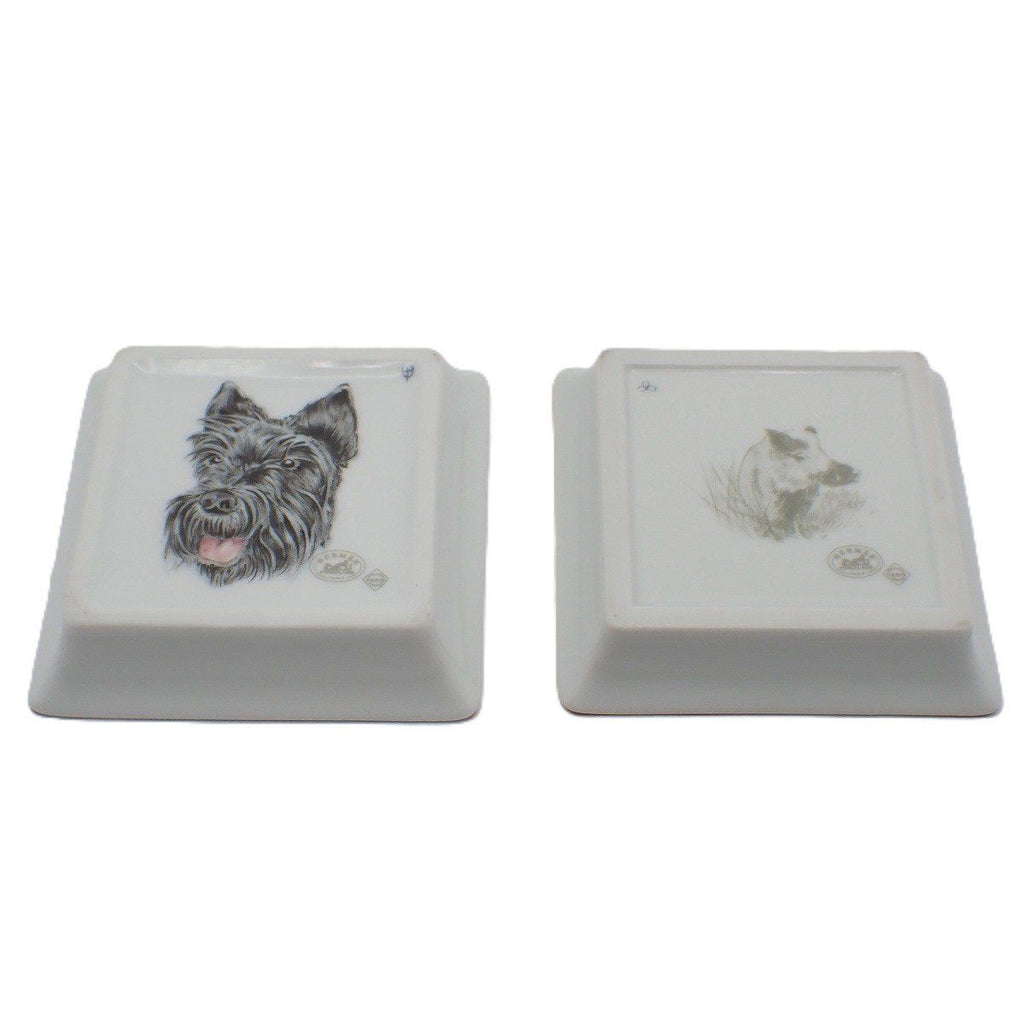 Hermes Mini Plate Boar Scottish Terrier Set of 2 — view 2