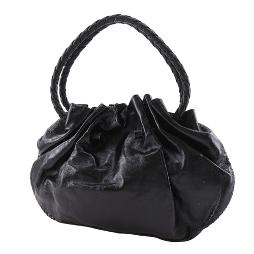 Bottega Veneta Intrecciato Leather Black Tote — view 2