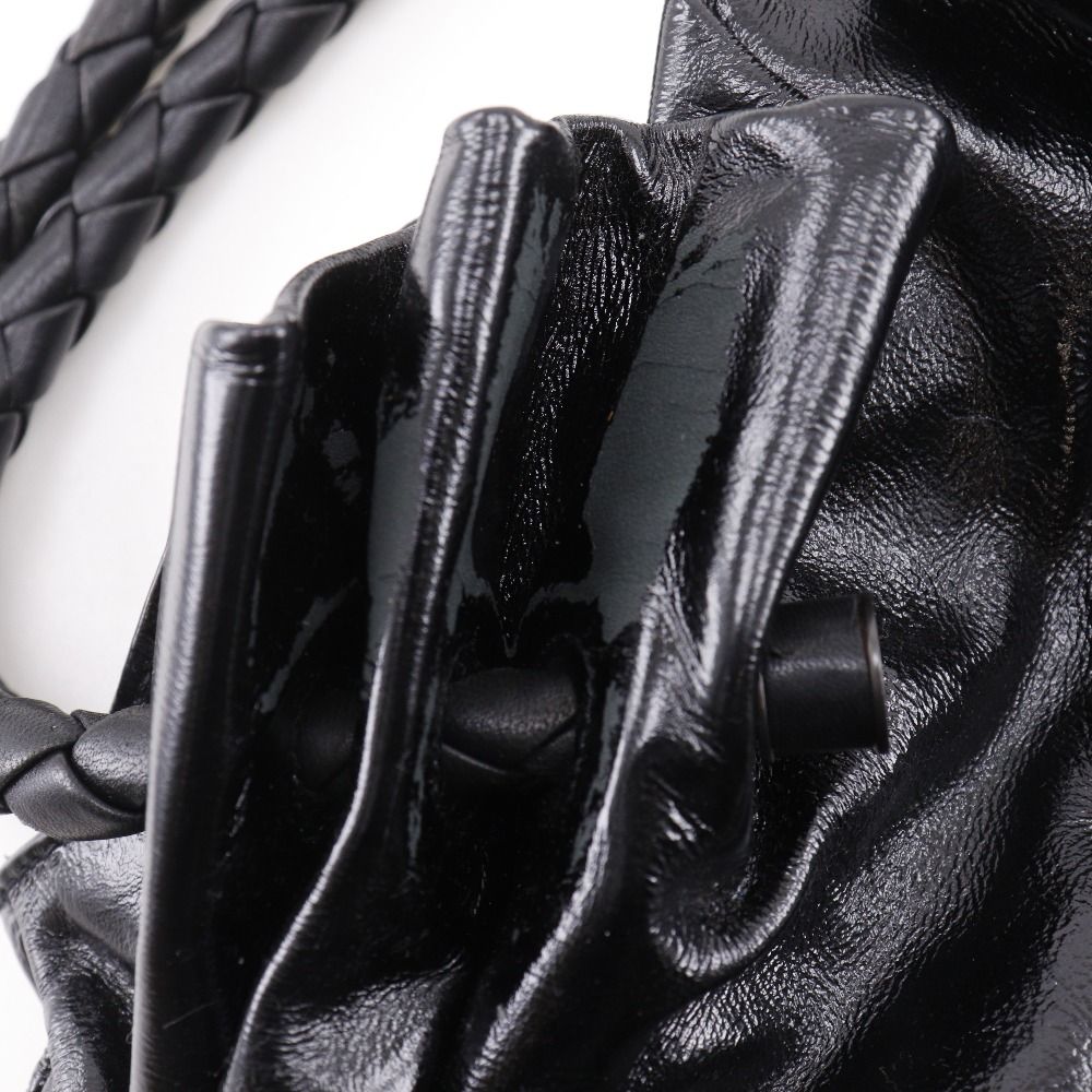 Bottega Veneta Intrecciato Leather Black Tote — view 8