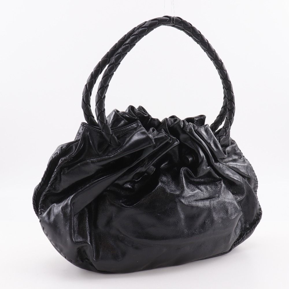 Bottega Veneta Intrecciato Leather Black Tote — view 3