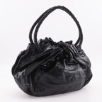 Bottega Veneta Intrecciato Leather Black Tote — view 3