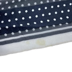 Dior Scarf Black White Dot Pattern Border Sheath — view 5