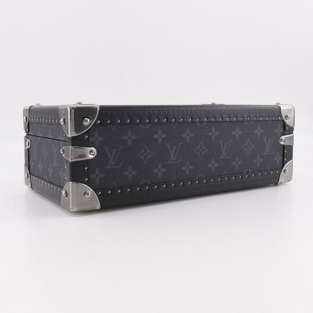 Louis Vuitton Coffret 8 Montre Watch Case Monogram Eclipse Canvas Black — view 3