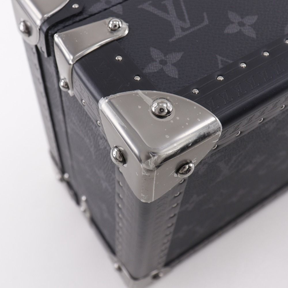 Louis Vuitton Coffret 8 Montre Watch Case Monogram Eclipse Canvas Black — view 4