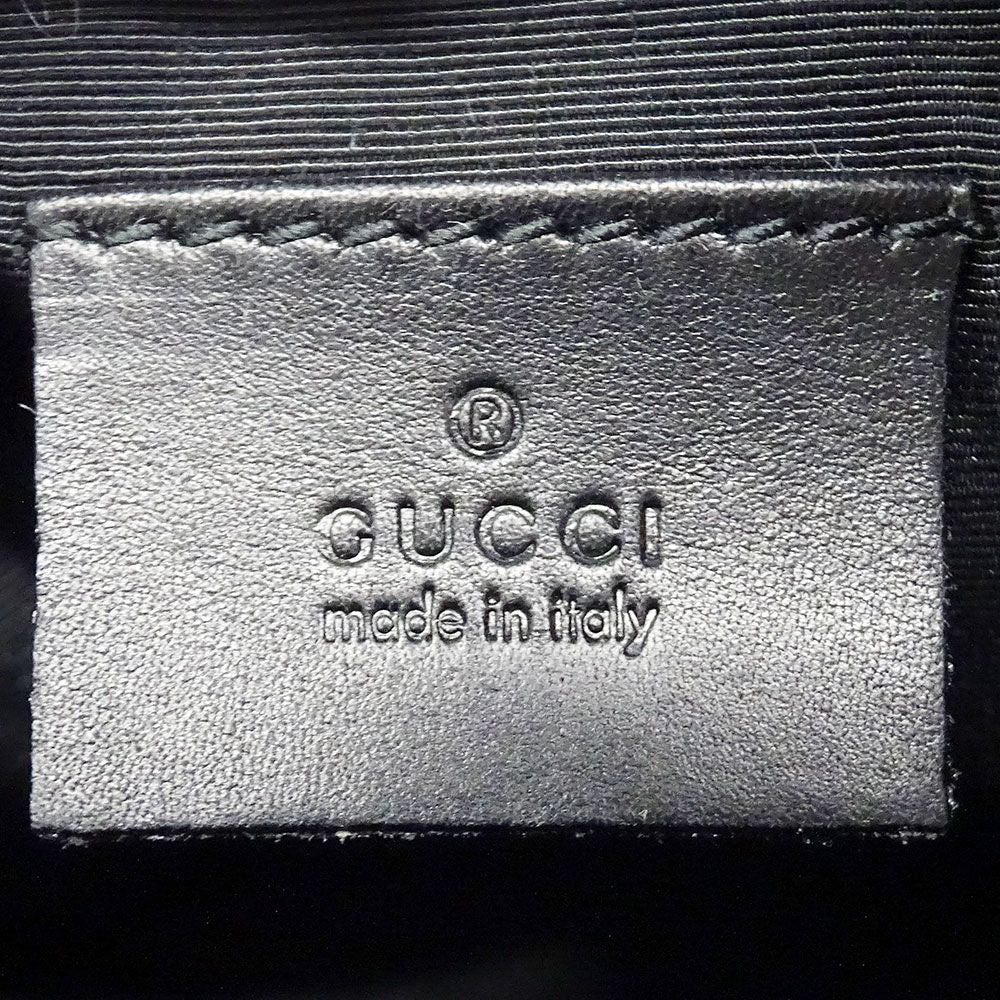 Gucci Pouch GG Canvas Black Makeup Case Logo Adult — view 7