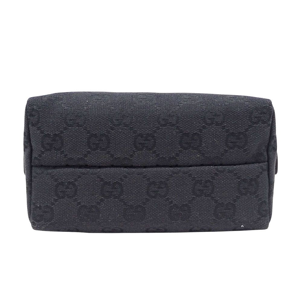 Gucci Pouch GG Canvas Black Makeup Case Logo Adult — view 3