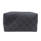 Gucci Pouch GG Canvas Black Makeup Case Logo Adult — view 2