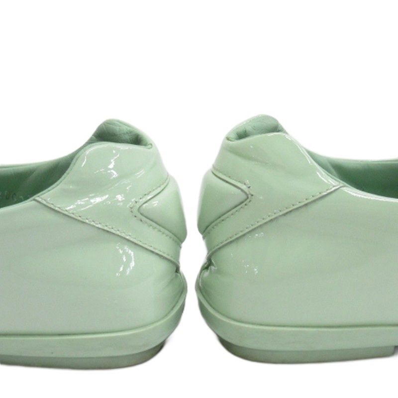 Prada Enamel Loafer Light Green 6.5 — view 5