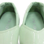 Prada Enamel Loafer Light Green 6.5 — view 3
