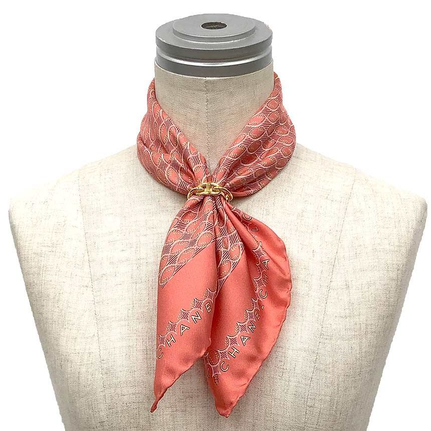 Chanel Scarf Rugby Ball Silk — view 2