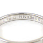 Hermes Ring Alliance Kelly 18k White Gold — view 4