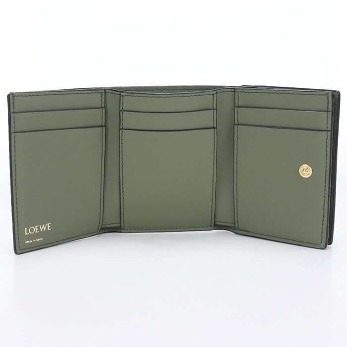 Loewe Trifold Wallet Repeat Anagram Calf — view 3