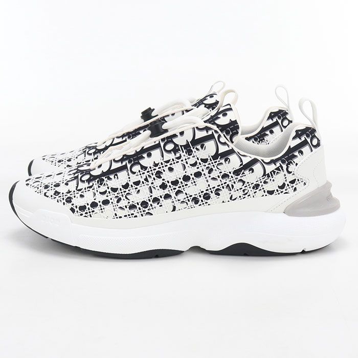 Dior Low Cut Sneakers Technical Fabric Oblique — view 2