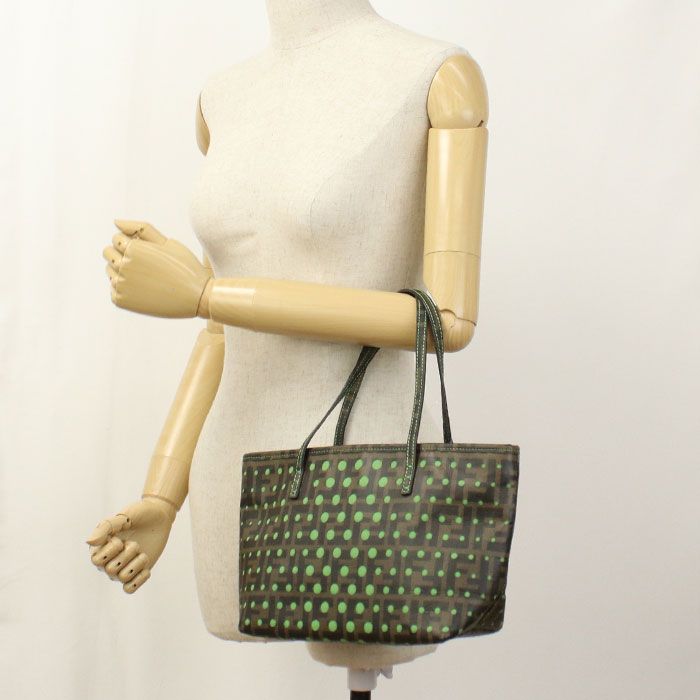 Fendi Zucca Tote Gold — view 9