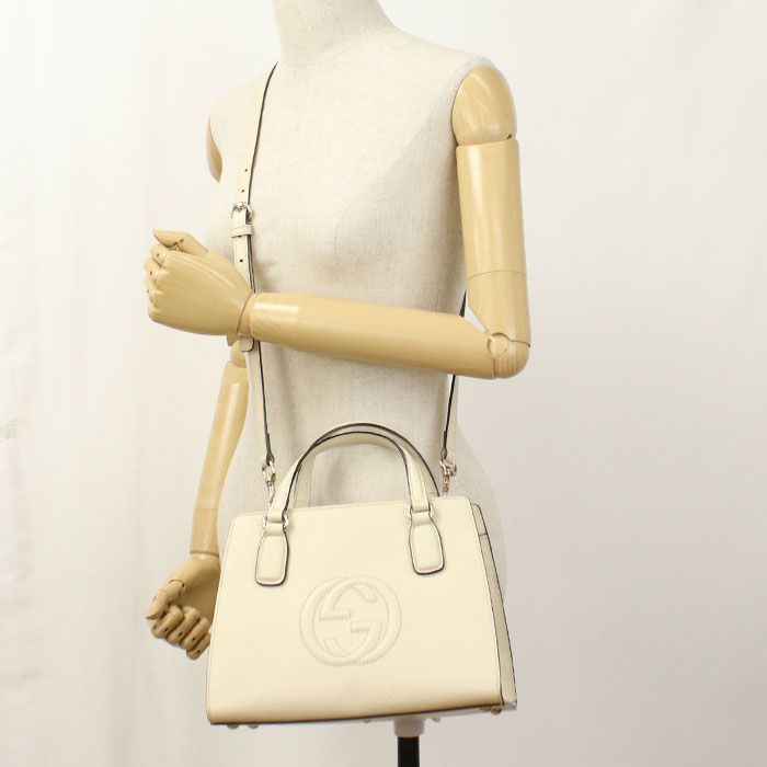 Gucci 2-Way Soho Handbag Leather — view 8