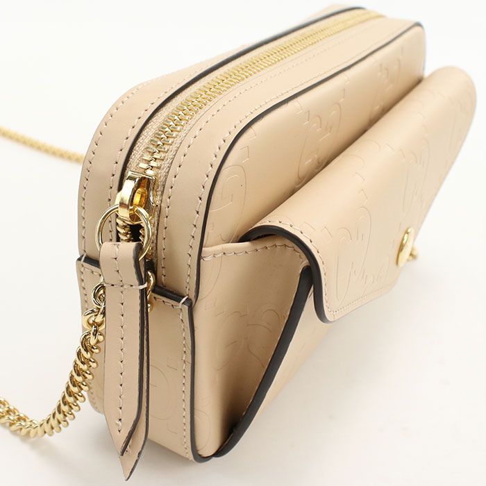 Gucci Chain Crossbody Shoulder Bag Leather — view 6