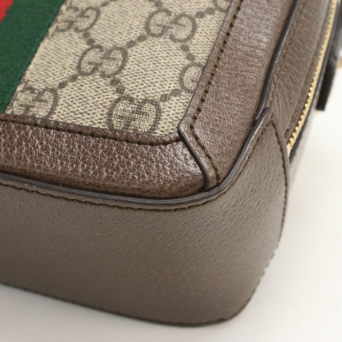Gucci Chain GG Supreme Crossbody Shoulder Bag Leather — view 7