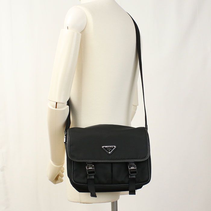 Prada Crossbody Shoulder Bag Nylon — view 9