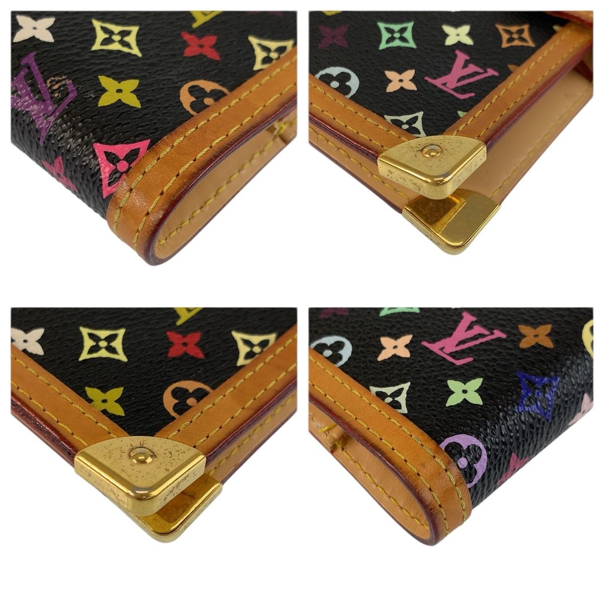Louis Vuitton Monogram Multicolor Agenda PM Noir Black Notebook Cover — view 5