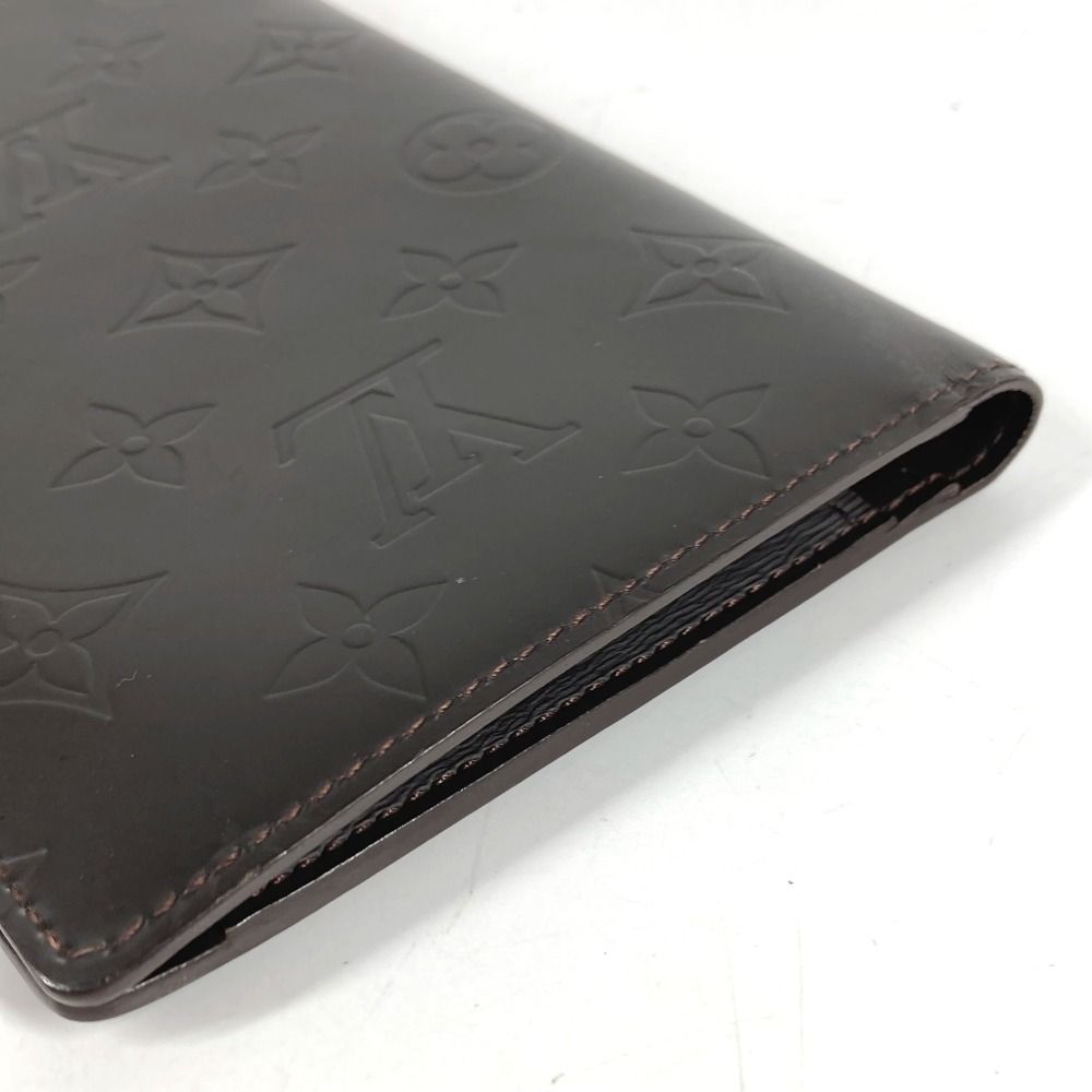 Louis Vuitton Wallet Portefeuille Double Monogram Glace Leather Cafe Brown — view 5