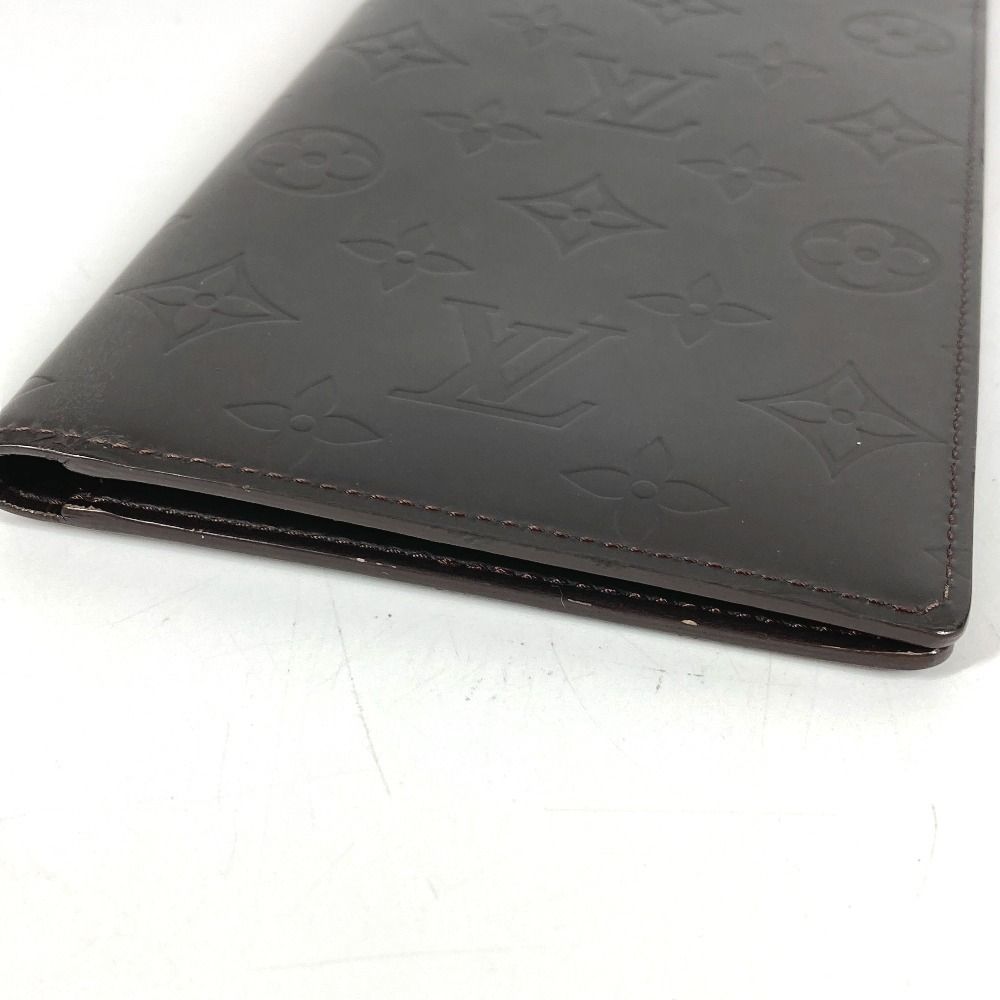 Louis Vuitton Wallet Portefeuille Double Monogram Glace Leather Cafe Brown — view 3
