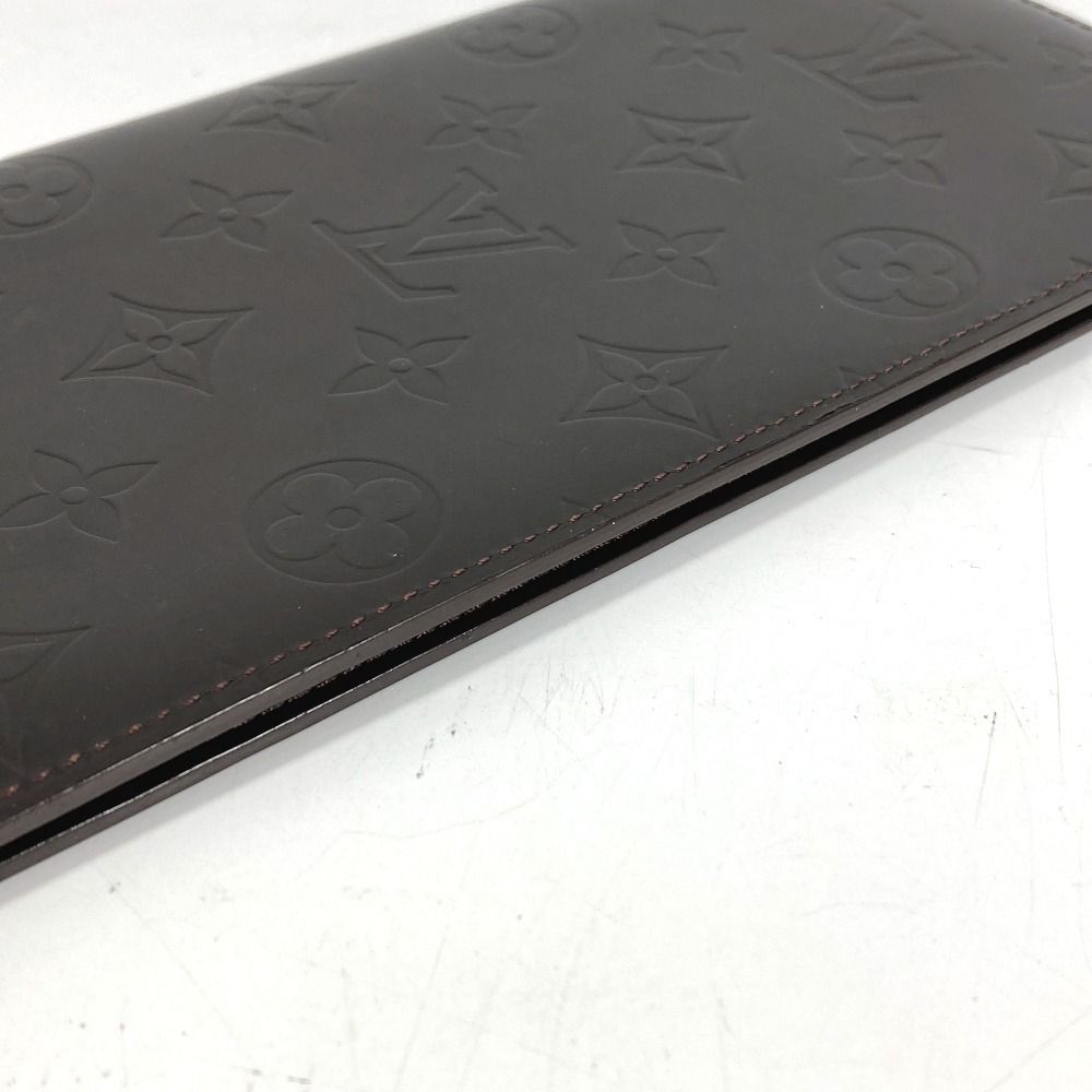 Louis Vuitton Wallet Portefeuille Double Monogram Glace Leather Cafe Brown — view 4