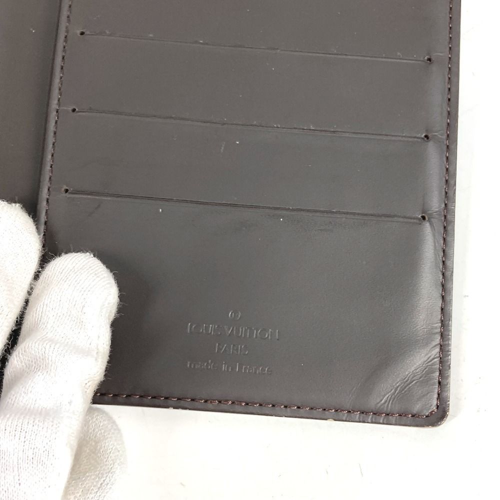 Louis Vuitton Wallet Portefeuille Double Monogram Glace Leather Cafe Brown — view 7
