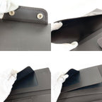 Louis Vuitton Wallet Portefeuille Double Monogram Glace Leather Cafe Brown — view 9
