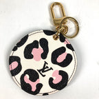 Louis Vuitton Bag Charm Porte Cles Illustre Wild at Leather Pink — view 6