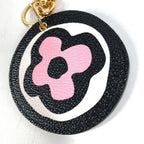 Louis Vuitton Bag Charm Porte Cles Illustre Wild at Leather Pink — view 5
