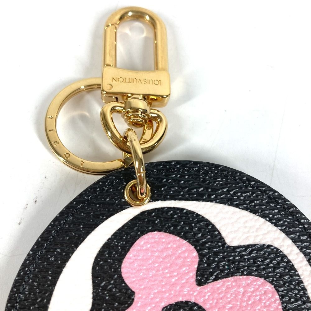 Louis Vuitton Bag Charm Porte Cles Illustre Wild at Leather Pink — view 4