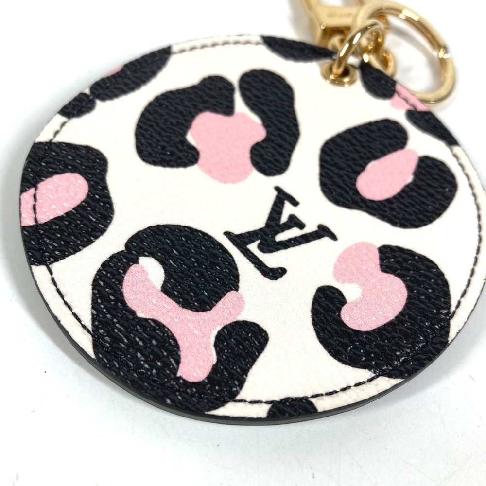 Louis Vuitton Bag Charm Porte Cles Illustre Wild at Leather Pink — view 8
