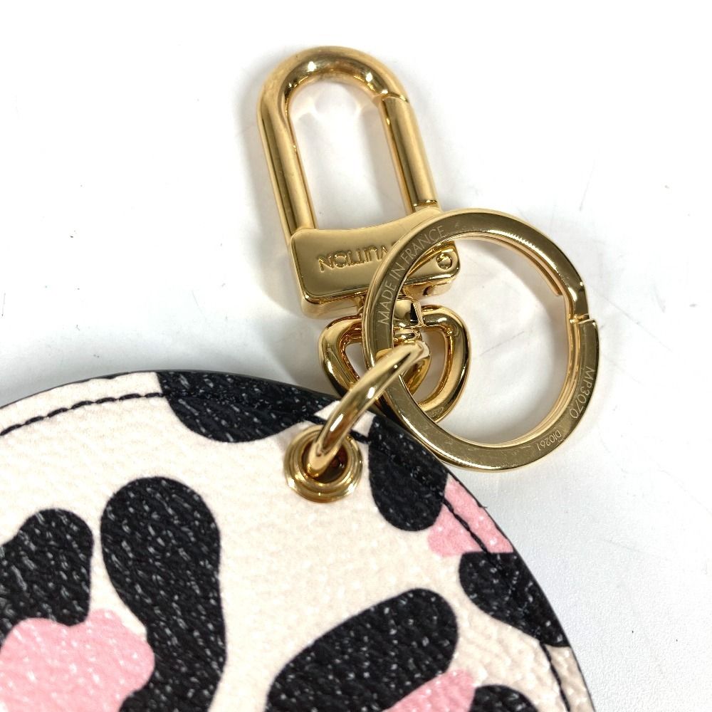 Louis Vuitton Bag Charm Porte Cles Illustre Wild at Leather Pink — view 7