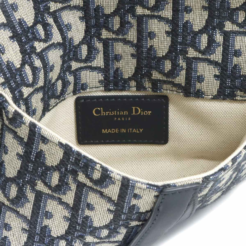 Dior Oblique Saddle Belt Pouch Waist Bag Canvas Leather — view 7