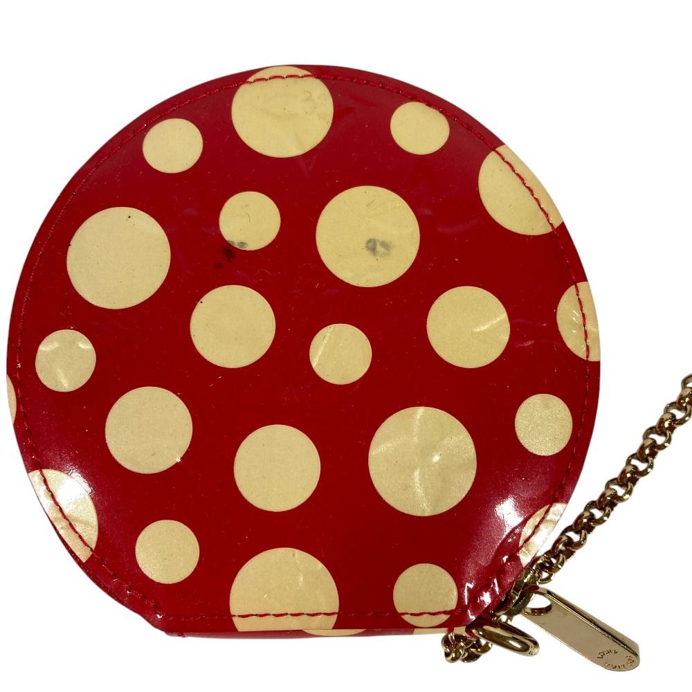 Louis Vuitton Coin Case Porte-Monnaie Chapeau Patent Leather Red — view 2