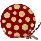 Louis Vuitton Coin Case Porte-Monnaie Chapeau Patent Leather Red Yayoi Kusama — view 2