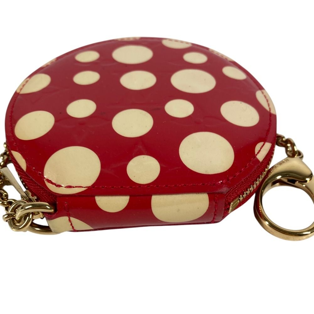 Louis Vuitton Coin Case Porte-Monnaie Chapeau Patent Leather Red — view 3