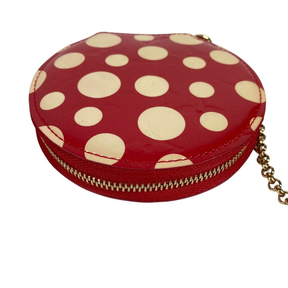Louis Vuitton Coin Case Porte-Monnaie Chapeau Patent Leather Red — view 6