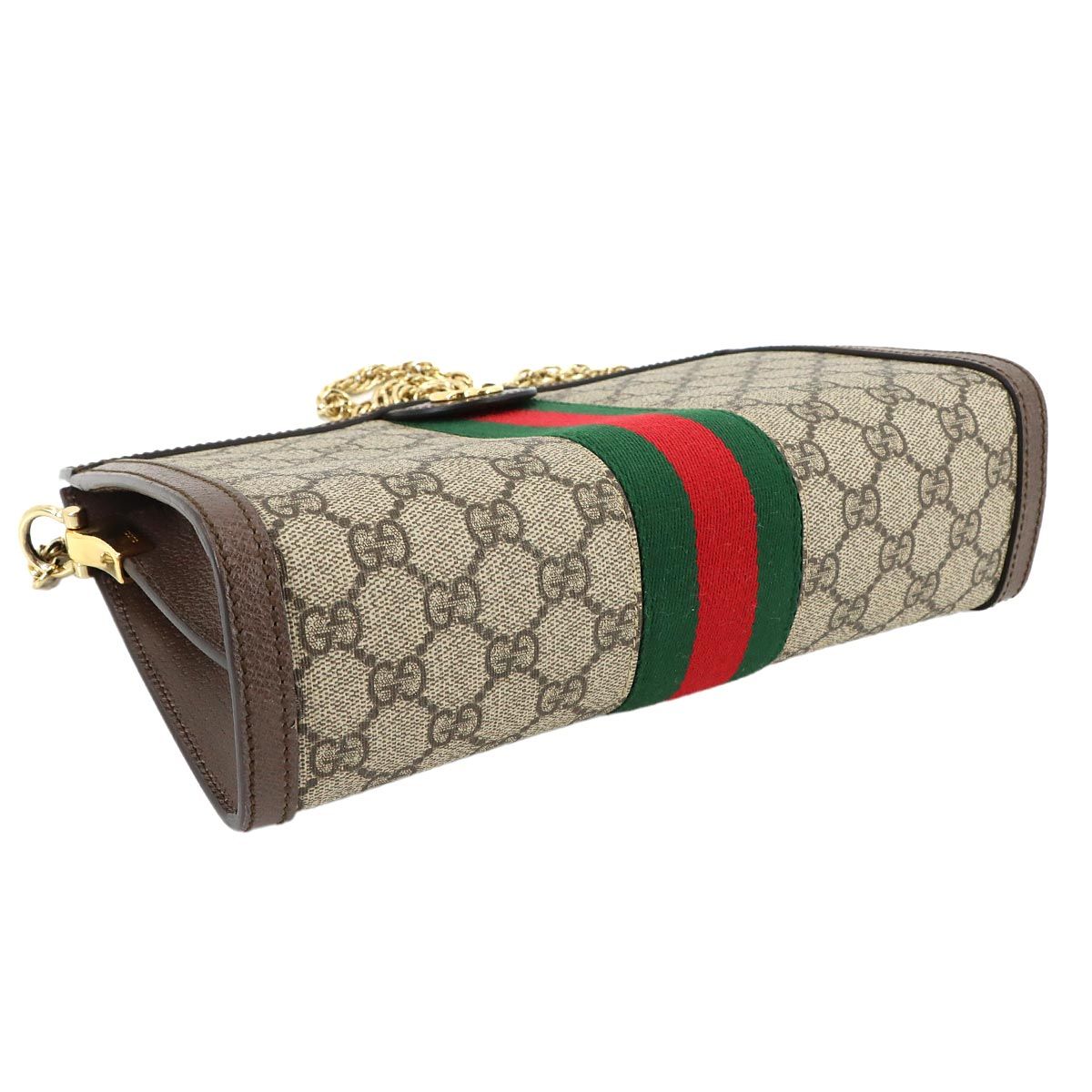 Gucci Ophidia Small Shoulder Bag GG Supreme Leather Beige Brown — view 4