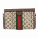 Gucci Ophidia Small Shoulder Bag GG Supreme Leather Beige Brown — view 2
