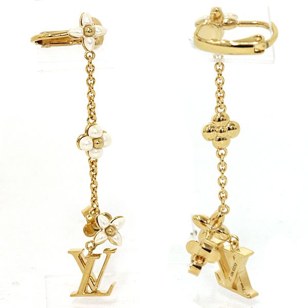 Louis Vuitton LV Floragram Earrings for Faux Pearl — view 5